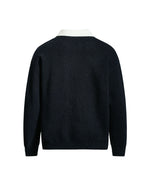 floral jacquard pullover sweater