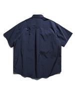 カラーブロックカジュアル半袖シャツ