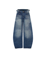 Versatile vintage-wash jeans