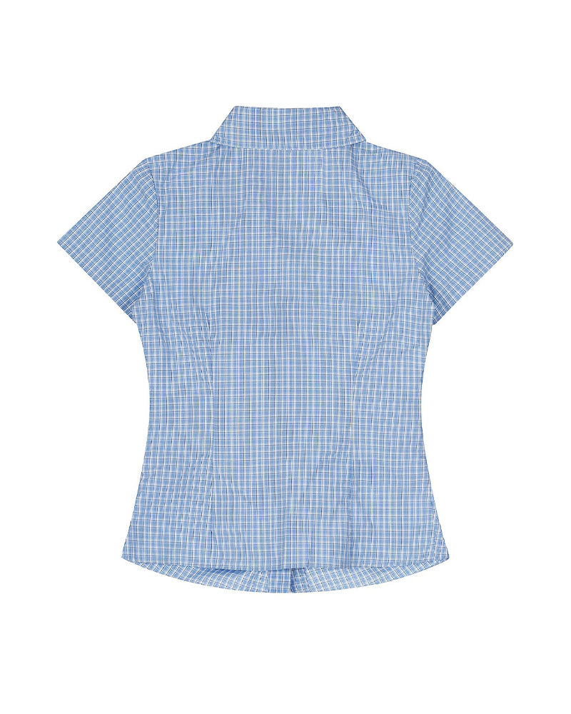 Retro Plaid Short Sleeve Shirt