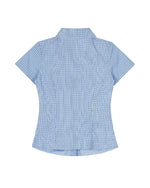 レトロチェック柄半袖シャツ