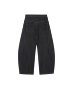 재미있는 패턴의 데님 팬츠