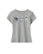 Apple crew neck short sleeves