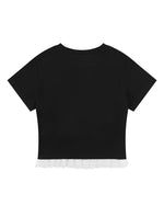 レトロでかわいいホットガールの半袖