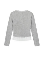 レトロなシンプルな長袖