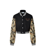 ヴィンテージ迷彩柄ベースボールジャケット