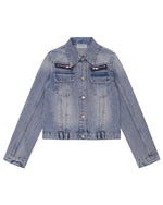 Multi-pocket denim jacket