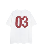 レトロプリントの半袖