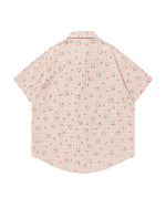 Short-sleeve plaid shirt