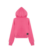 Washed-finish zip-up jacket