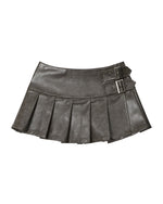 ハイウエストプリーツスカート