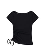 Retro leopard print short sleeves