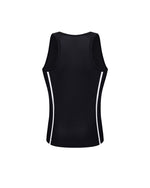 Retro contrast striped vest