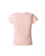 Retro cute simple short sleeves