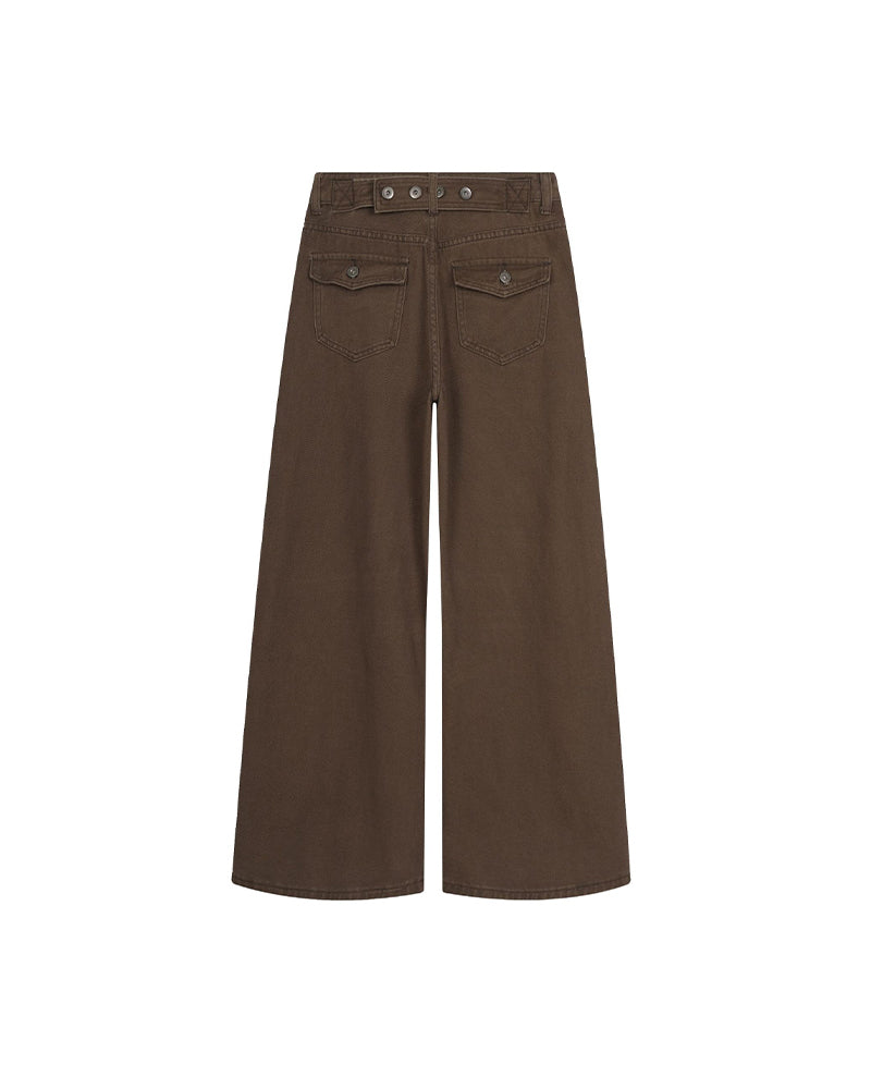 Versatile casual straight-leg trousers