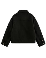 カラフルなボタンダウンコットンジャケット