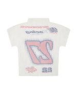 レトロなホットガールの半袖