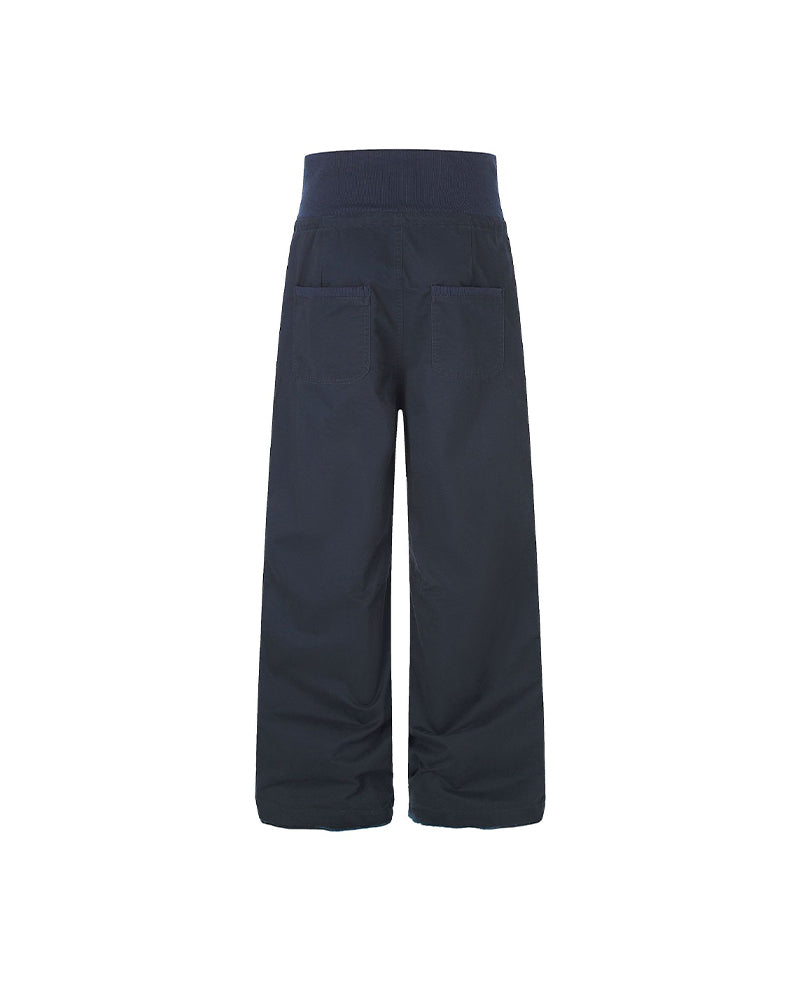 Color-block casual cargo pants