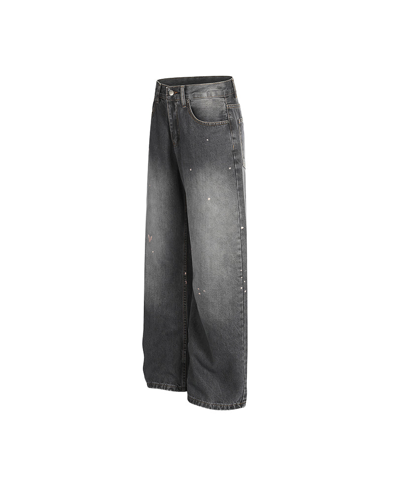 Distressed versatile trousers