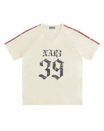 Letter print short sleeves