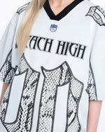 Snake print short sleeves