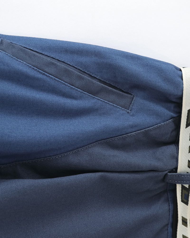 Color-block panelled trousers
