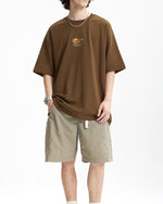 Outdoor printed short sleeves