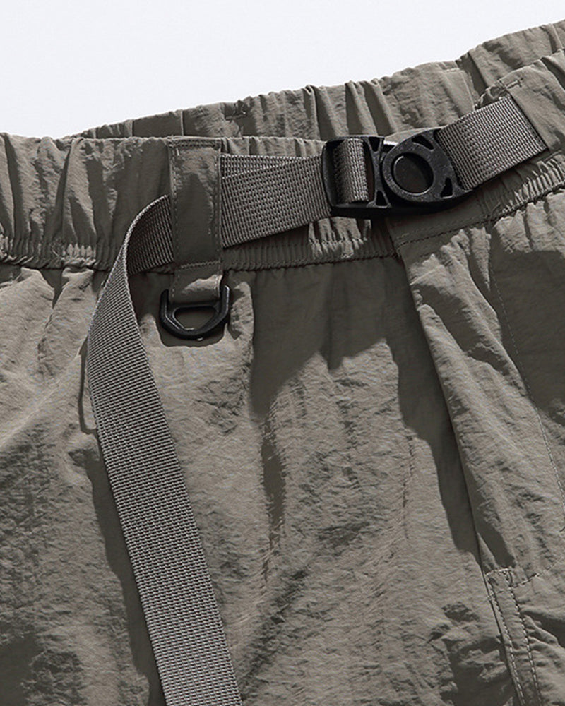 Outdoor quick-drying cargo shorts