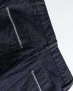Loose-fit denim trousers