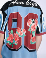 フローラルナンバーTシャツ