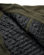 ラムウールの厚手コットンコート