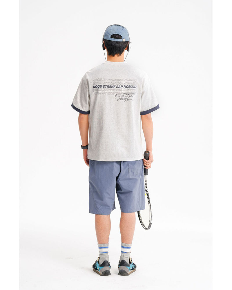 フェイクツーピース半袖