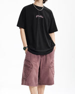 ゆったりとしたコットンの半袖