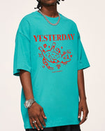 コントラストカラーの猫の半袖