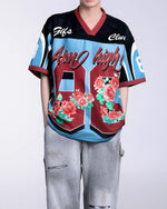 フローラルナンバーTシャツ