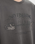 フィッシュボーンプリントの半袖