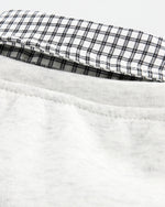 フェイクツーピース スプライス スウェットシャツ