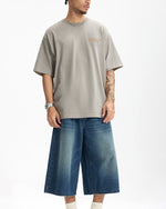 シンプルな刺繍の半袖