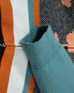 花柄ジャカードセーター