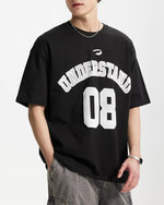 Letter print short sleeves