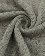 シンプルな高級ニット半袖