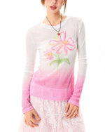 レトロなデザインの長袖