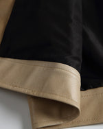 コントラストグラデーションスタンドカラージャケット