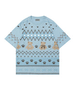 Cute loose short sleeves