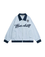 チェック柄パッチワークのシンプルジャケット