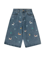 ルーズフィット クロップドショーツ