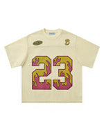 Digital print short sleeves