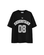 Letter print short sleeves