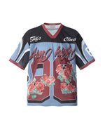 フローラルナンバーTシャツ