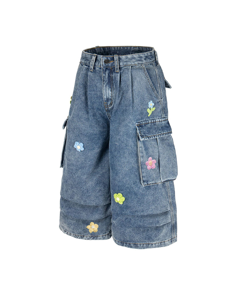 Retro Simple Denim Shorts